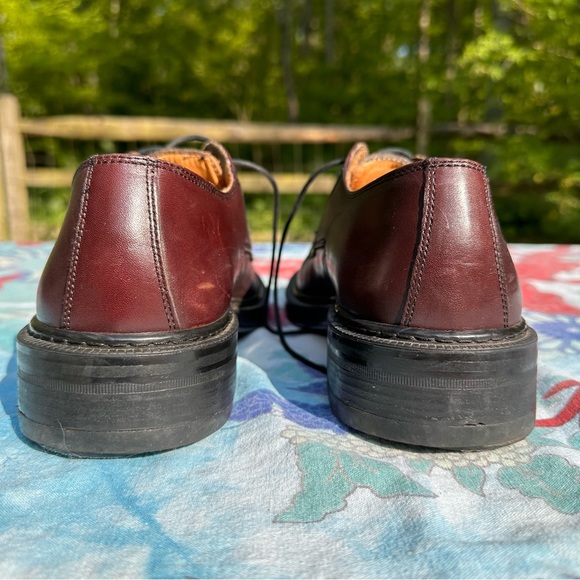 Clark’s Vintage Unique Maroon Leather Dress Shoes - Picture 4 of 8